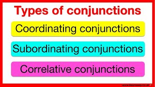 Conjunctions in English full 🤔 | Learn about coordinating, subordinating & correlative conjunctions