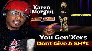 Millennial Watching Gen X Roast Millennials & Every Generation 😂 | Karen Morgan Reaction