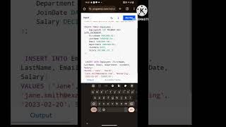 how to insert data in sql  using phone..#code#databasedesign #codewithharry#learncode