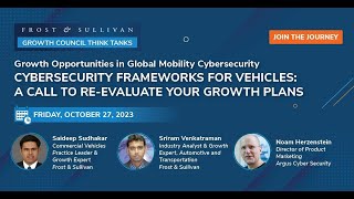 Argus x Frost & Sullivan: Growth Opportunities in Global Mobility Cyber security Vehicles Frameworks