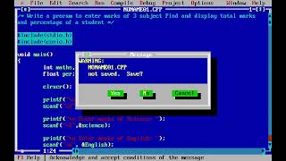 LAB All Program and project using C language | Turbo C++|   #coding #diplomamathematics