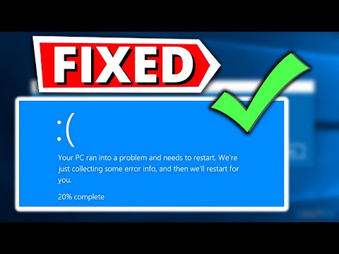 How To Fix Windows 10 Blue Screen Error 2021