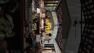 The cafe You've Been Waiting For🤯🔥 Interior by STEELWELLINDIA 🇮🇳 #cafe #furniture #shorts #interior