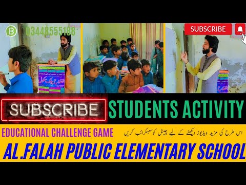 educational Video|| students activity || game challenge