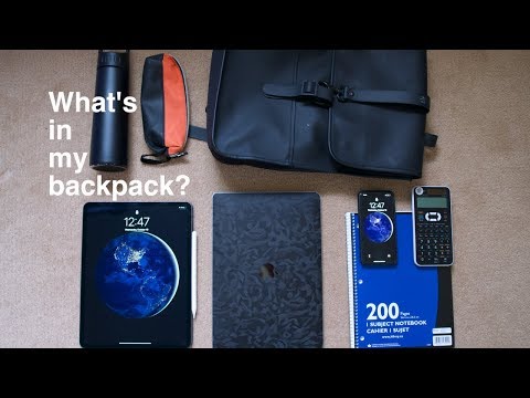 What's in my backpack?  - EDC/Everyday Carry 2019!