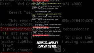 git: git revert #coding #git #gittutorial #github