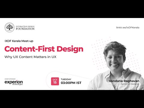 Content-First Design - IxDF Kerala