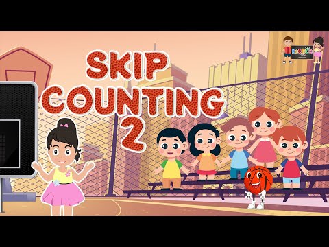 Skip Counting of Number 2|Skip Counting by 2's|KooBoo|The Counting by Twos | English Kids Learning