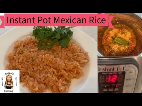 Instant Pot Mexican Rice, Arroz Rojo, Red Rice, Spanish Rice, Mexican Recipe #mexicanfood