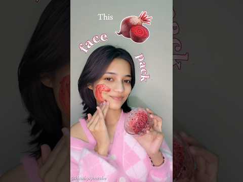 Achieve a Radiant Pink Glow at Home with This Amazing Beetroot Face Pack #homeremedies #skincare