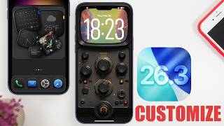 iOS 26.3 - CUSTOMIZE The New Lock Screen & Home Screen !