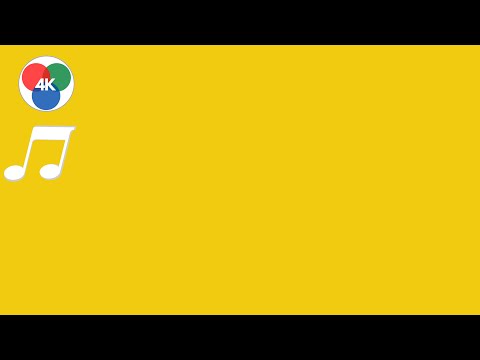 4K UHD - Peaceful Music (CANARY YELLOW) RGB 241,203,16 HEX #F1CB10
