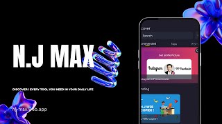 N.J MAX - Discover ! Every Tool You Need In Your Daily LIfe. #downloader #instadownloader #trending