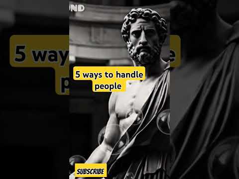 5 ways to handle people who don't respect you#stoic #stoicphilosophy #stoicism #stoicweek #ambivert