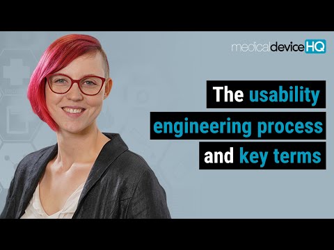 The usability engineering process and key terms