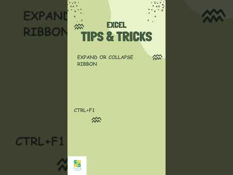 how To Expand or collapse ribbon