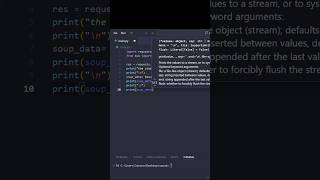 Web scraping with python in just 10 lines of code 💻💥 #coding