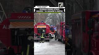 Russian drone attack injures 7 in Ukraine’s Dnipro, damages residential building