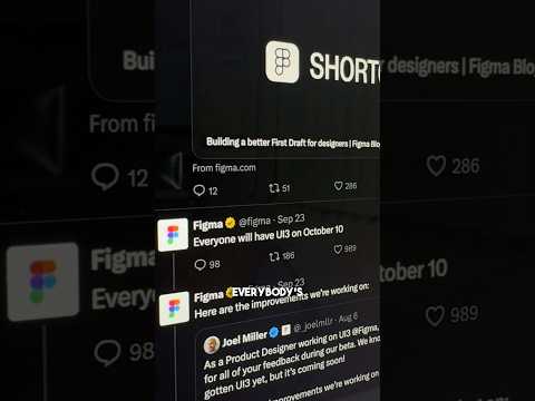 On Oct 10th @figma UI 3 will be available for all. #figma #ui3 #config2024