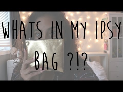 Whats In My Ipsy Bag || October♡