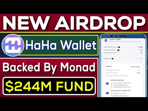 HaHa Wallet New Verified Airdrop | HaHa Backed By Monad | Rizwan Blouch 2.0
