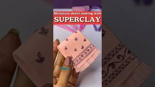 Easy and simple superclay art || miniature craft idea doll #shorts #ytshorts #explore #trending