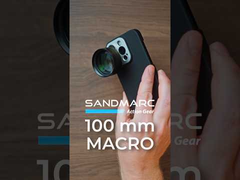 CINEMATIC Video with SANDMARC 100mm Macro Lens #shorts