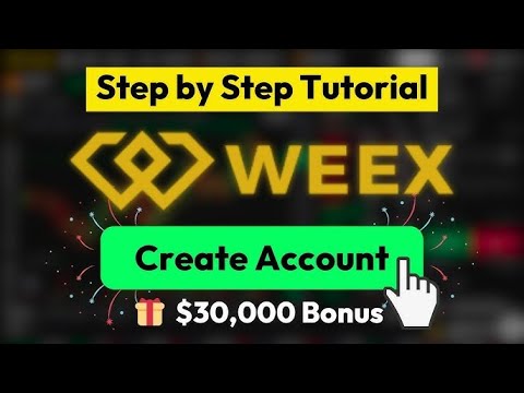 ✍️ Weex Registration Step-By-Step for Beginners