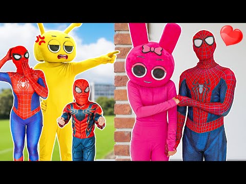 SUPERHERO's Story || SPIDERMAN CHEATS ON PINKI! 😱 💔 - Epic Super Adventure!