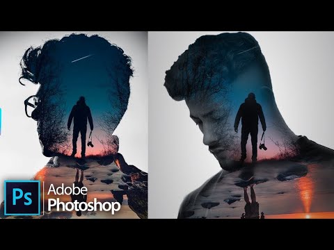 Pre wedding Photo Dual Exposure Editing in Photoshop |How to make dual exposure Editing in Photoshop