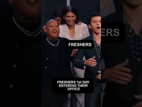 Freshers vs Senior Employees  #funnyshorts
