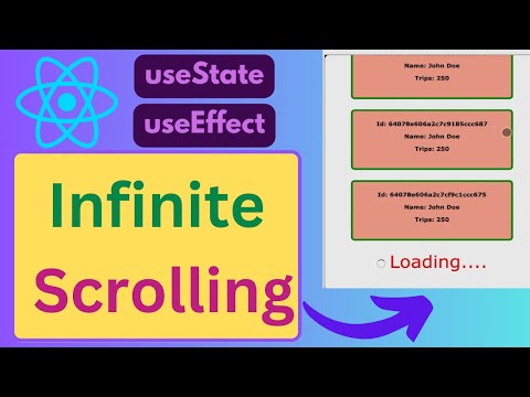 How to implement infinite scrolling in React | using useEffect and useState | EASIEST way