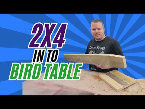 How To Make A SIMPLE Bird Table.