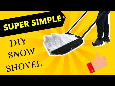 DIY Tool | Heavy-Duty Snow Shovel | Homemade Snow Pusher