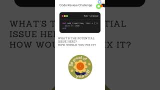 Code Review Challenge 11 | Talk.rb  #ruby #coding #programming