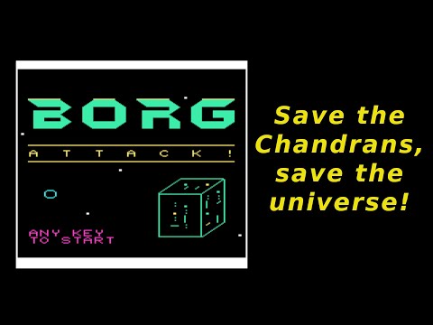 BORG ATTACK! for VIC-20 - a "type-in" style game