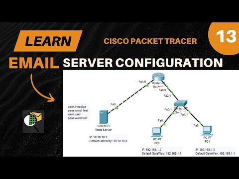Email Server Configuration in Cisco Packet Tracer | Send and Receive Emails