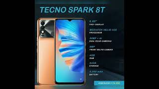 TECNO SPARK 8T new launched mobile spacifactions fully deatels must watch#tech #shorts