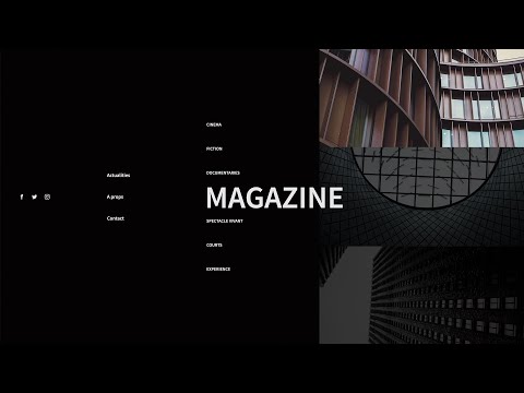 Portfolio Menu Selection Page | GSAP, Smooth Scrollbar, HTML, CSS & JavaScript
