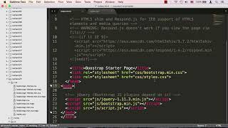 Lecture 25, Part 2: Introduction to Twitter Bootstrap