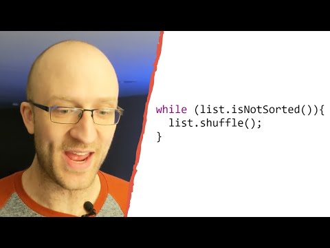 Worst Sorting Algorithm Ever - #shorts