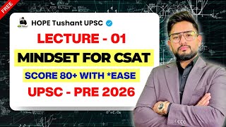 *Ultimate CSAT MINDSET for PRE 2026 🔥 #ias #upscexam #pre2026  #upsc #economy #prelims2026