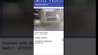 QR Code Android Scanner for Webpage - Hybrid Mode