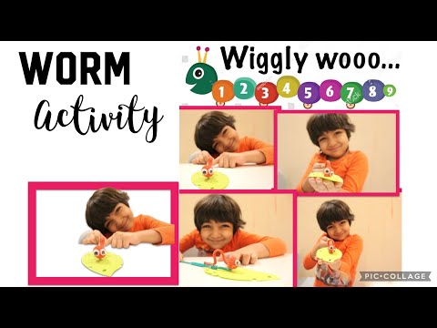 How to make a Wiggly worm||fun paper craft