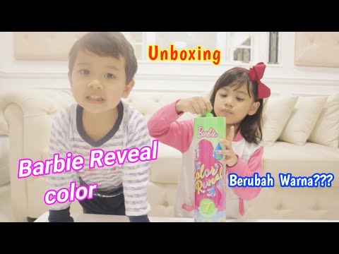 Kehebohan Unboxing BARBIE COLOR REVEAL, bisa berubah warna !!!