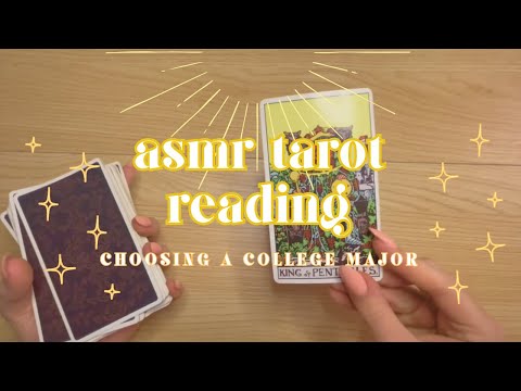 Tarot Q & A: Choosing a College Major 📚 ASMR Tarot Reading for Advice
