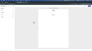 Tailwind templates builder demo