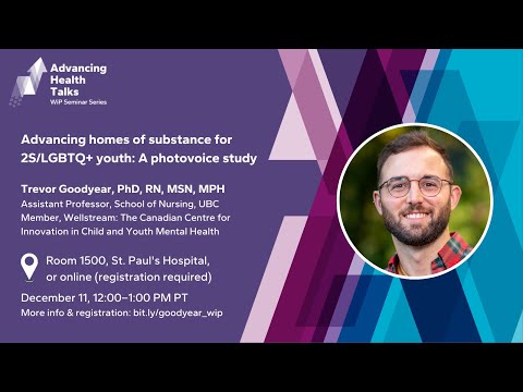 Advancing homes of substance for 2S/LGBTQ+ youth: A photovoice study
