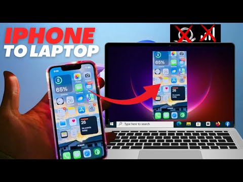 How to Screen Mirror iPhone to Laptop/PC (Free, No USB Cable)