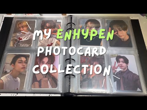 TALKING ABOUT MY ENHYPEN PHOTOCARD COLLECTION! flip through of my 3 binders